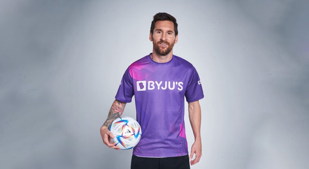 Lionel Messi Byju's