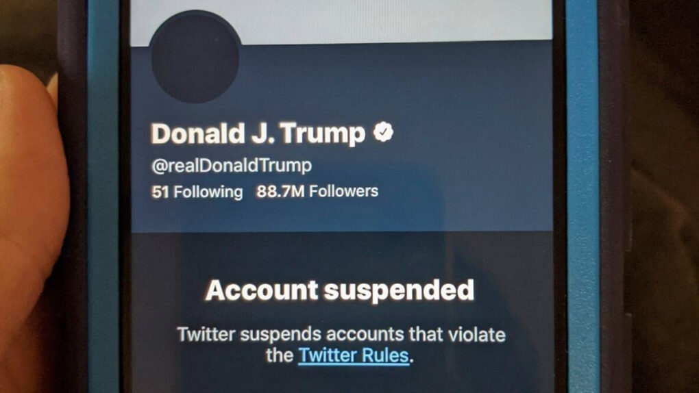Trump Twitter Account Suspended