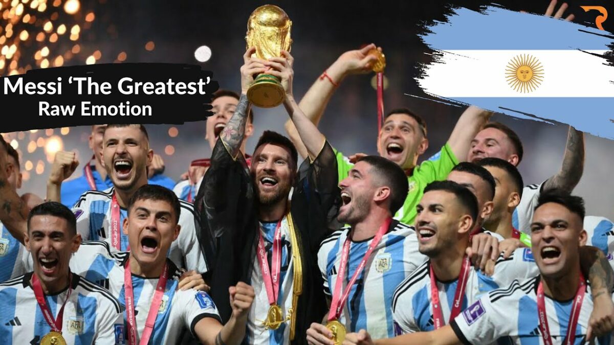 Lush 'that's Why He's The King' - Messi Sets Up Third World Cup Final Scene Illustration Lush 'that's Why He's The King' - Messi Sets Up Third World Cup Final Scene Illustration