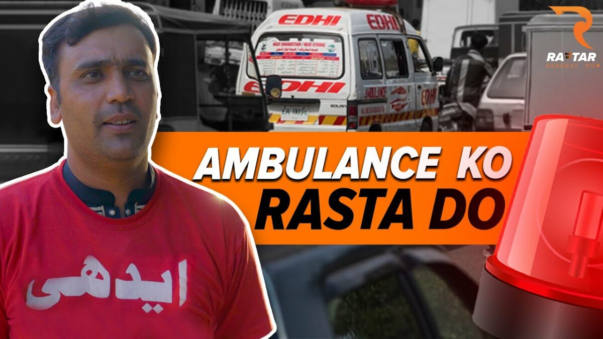 The Story Of an Ambulance Driver Raftar